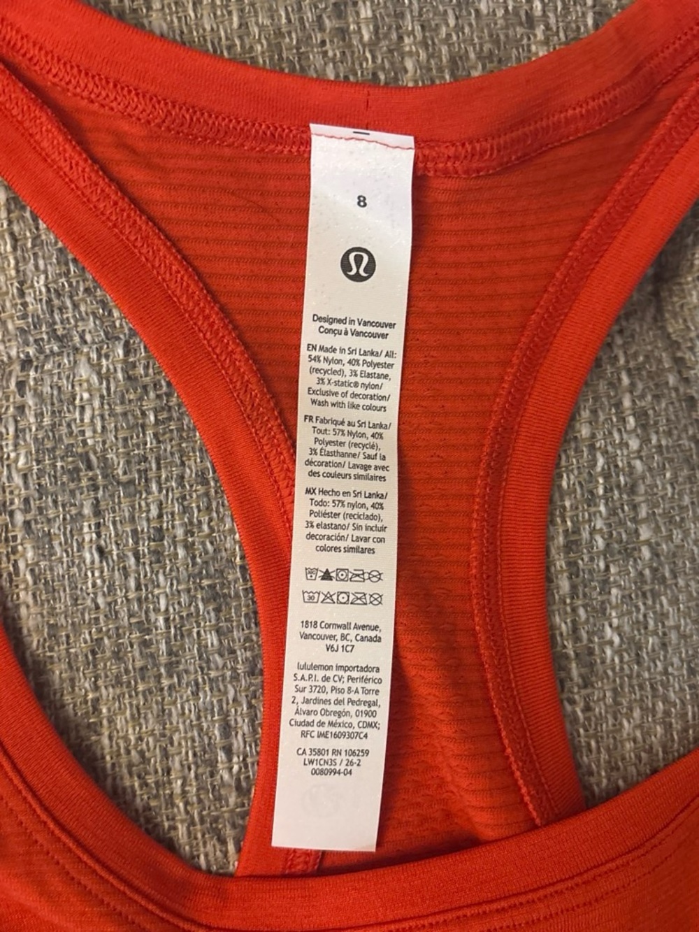 Size 8 Lululemon Swiftly in Cherry Ember - Picture 4 of 5